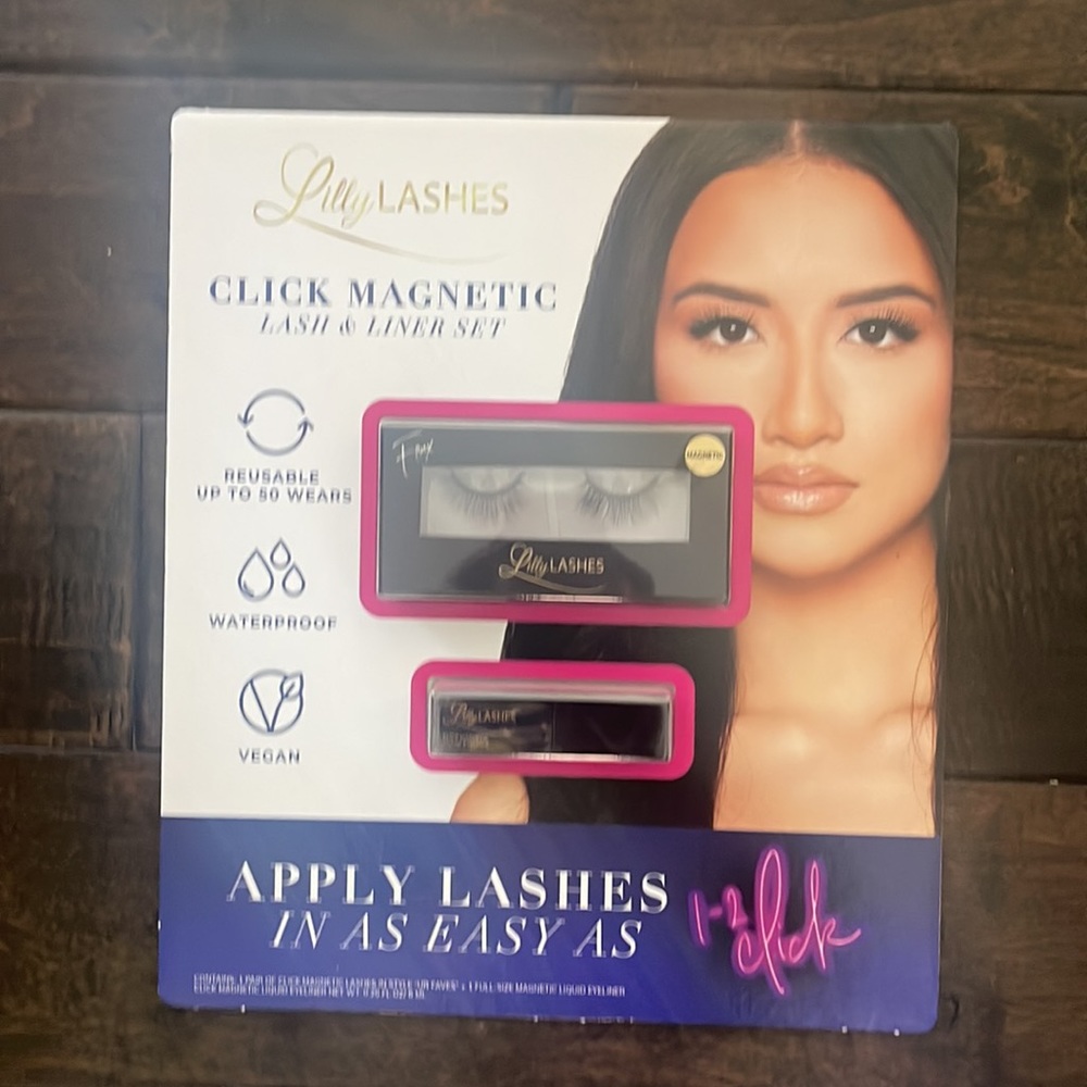 ❤️NEW!!!❤️ Lily Lashes ICK MAGNETIC
LASH & LINER SET.REUSABLE UP TO 50 WEARS.